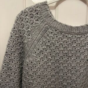 Gray Italian Wool Sweater from Banana Republic